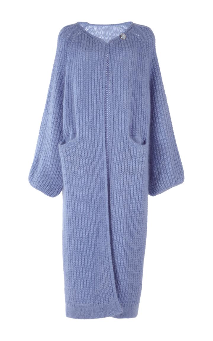 Temperley London Illusion Rib Knit Cardigan