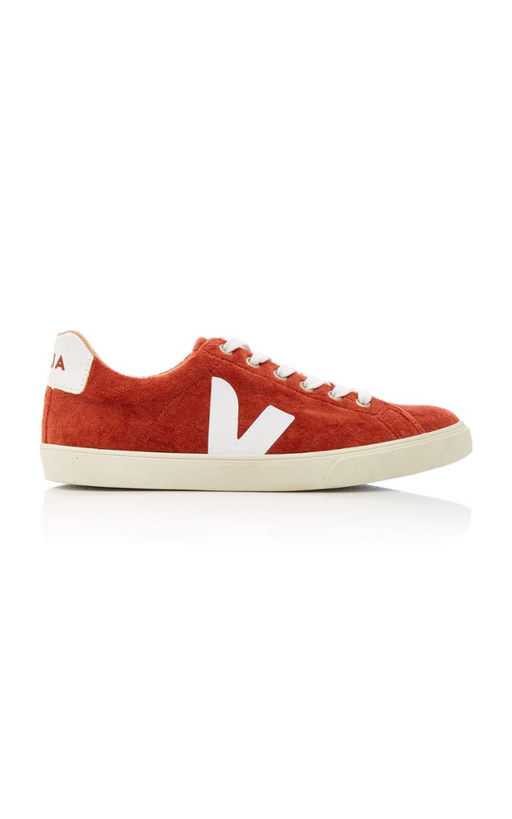 Veja Esplar Leather-trimmed Suede Sneakers
