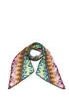 Missoni Metallic Crochet-knit Scarf