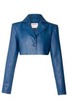 Moda Operandi Alejandra Alonso Rojas Cropped Leather Bolero Jacket