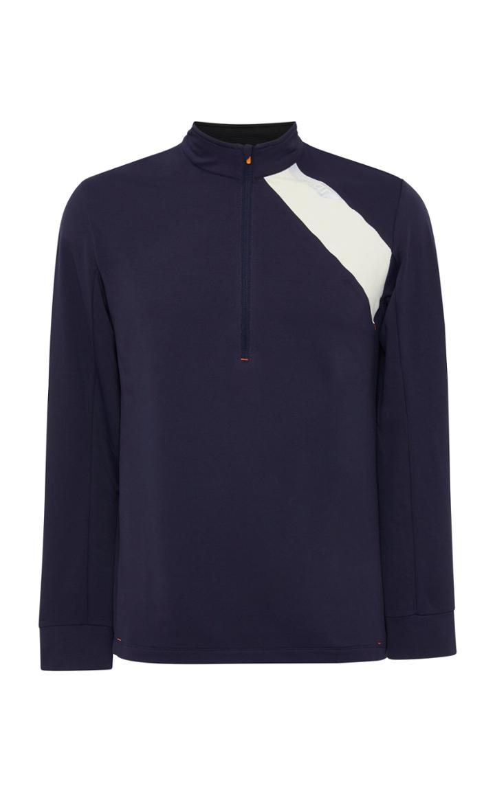 Soar Running Striped Stretch-knit Track Jacket