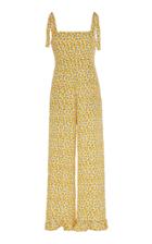 Faithfull The Brand Frankie Floral-print Cropped Jumpsuit