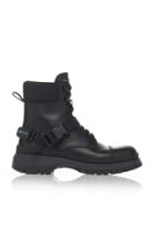 Prada Leather Combat Boot