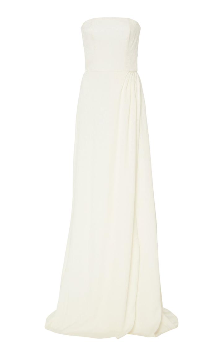 Moda Operandi Markarian Bernini Jacquard Wrap Gown Size: 0