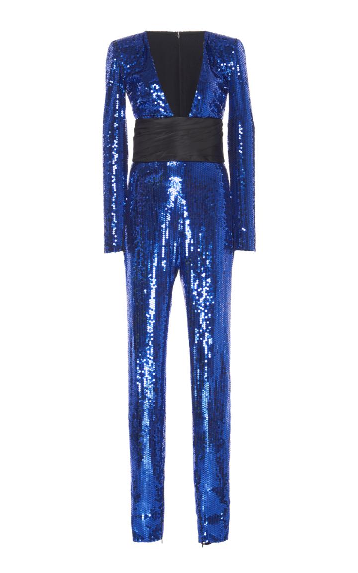 Dundas Sequin Embroidered Jumpsuit