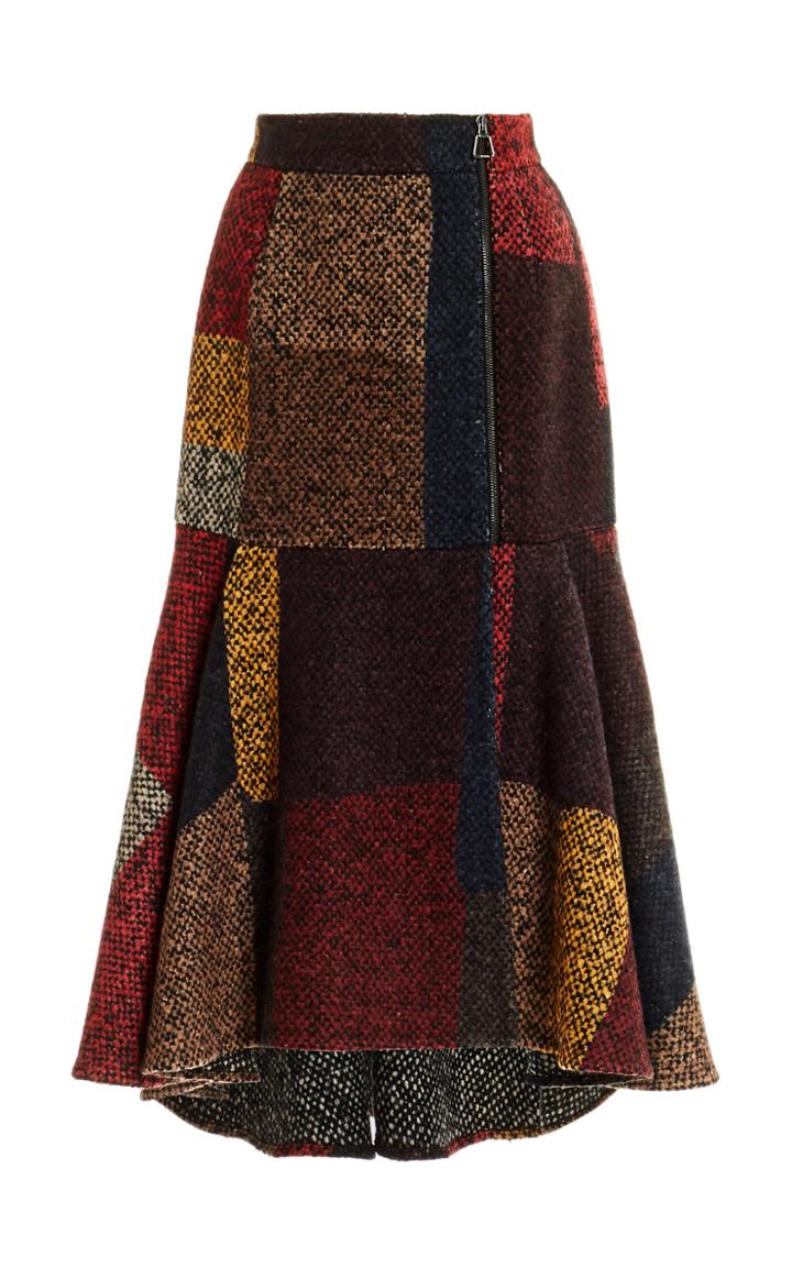 Moda Operandi Akris Wool-blend Boucle Midi Skirt