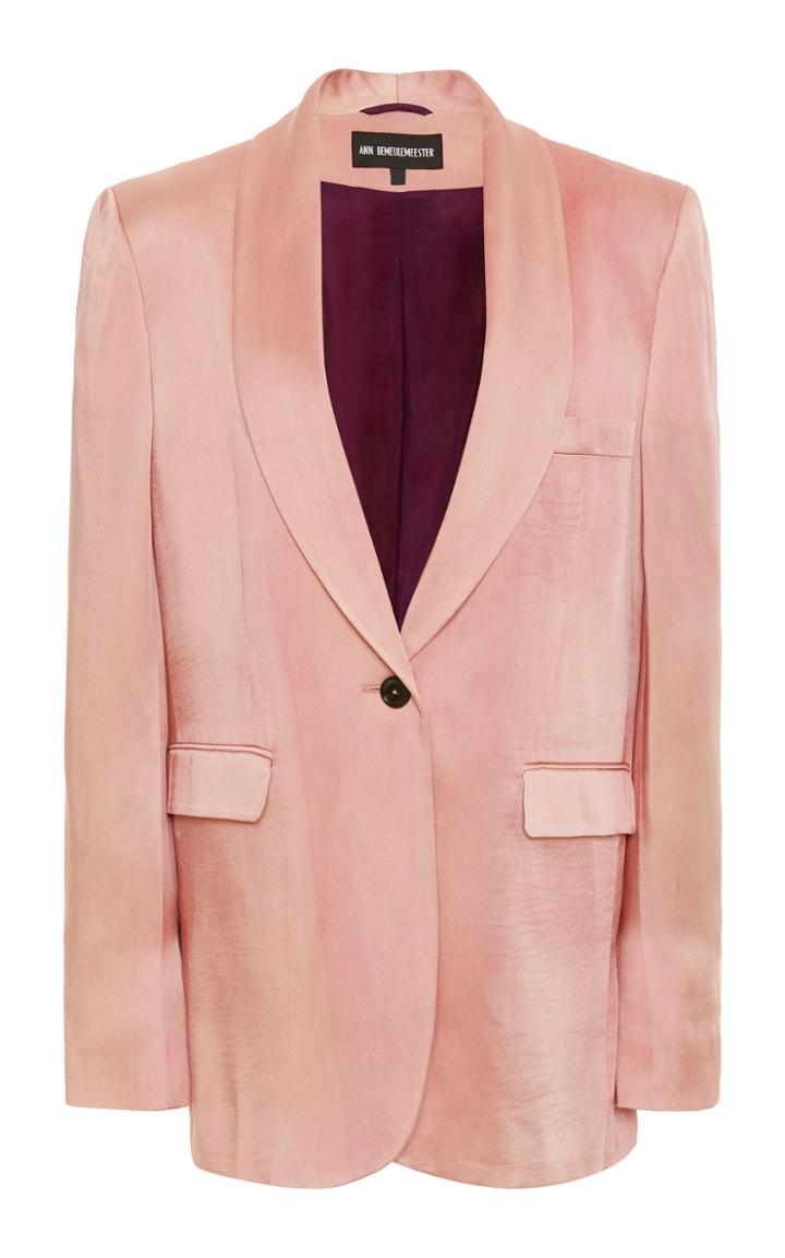 Ann Demeulemeester Satin Blazer Size: 34
