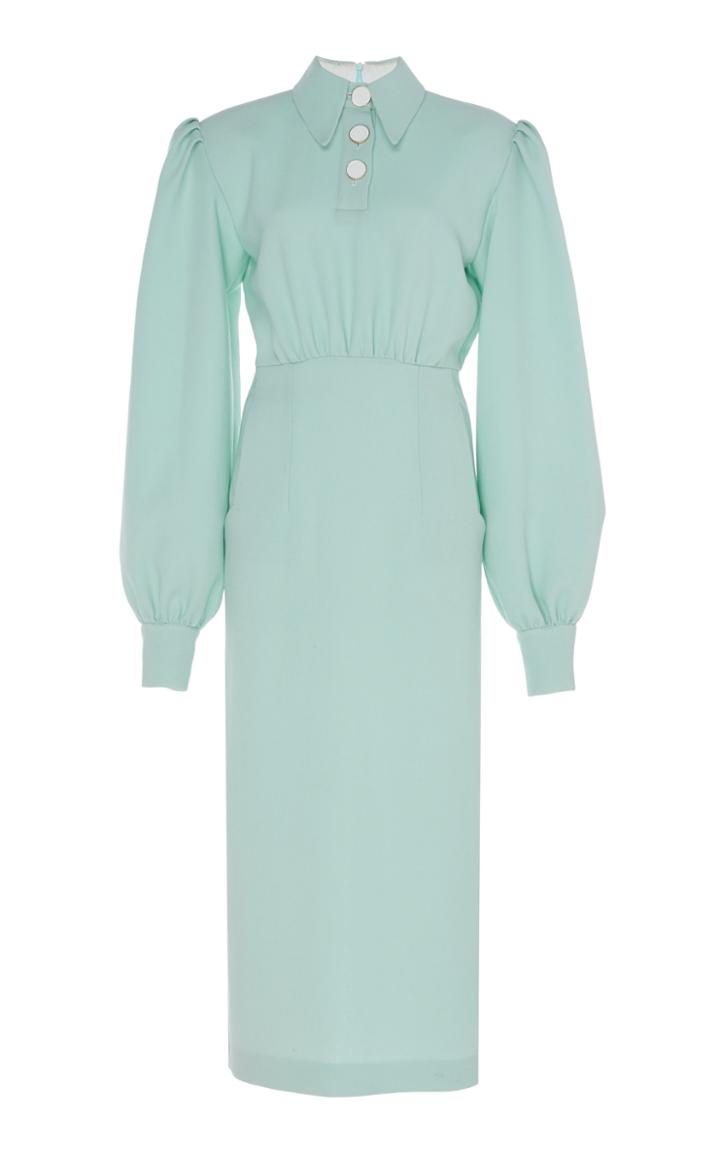 Rowen Rose Polo Wool Midi Dress