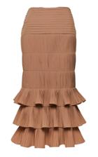 Moda Operandi Johanna Ortiz Canela Flavour Cotton-plisse Midi Skirt