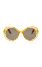 Lapima Carlota Oversized Round-frame Sunglasses