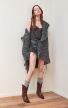 Moda Operandi Alanui Sirius Star Studded Fringed Honeycomb Cardigan