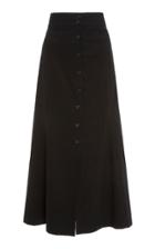 A.l.c. Amelie High Waist Button Front Midi Skirt