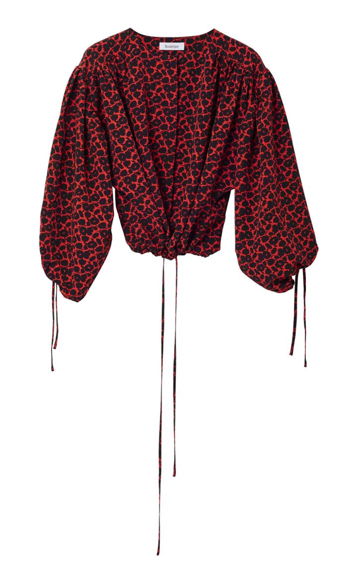 Rodebjer Breeze Leopard-print Blouse