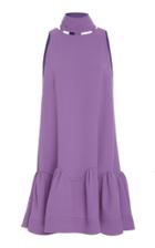Lela Rose Wave Flounce Hem Dress