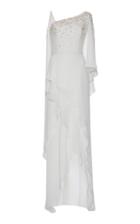 Georges Hobeika One Shoulder Asymmetrical Gown