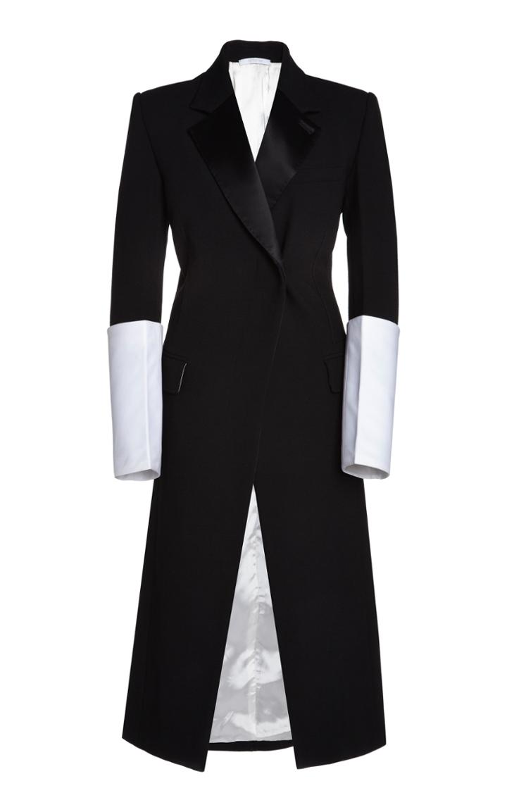 Moda Operandi Peter Do Cuff-detailed Wool Coat