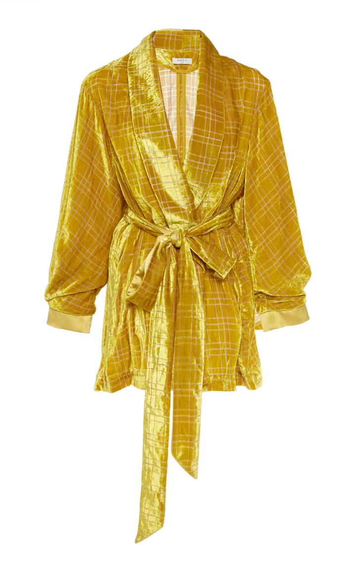 Marei 1998 Nolana Velvet Wrap Cardigan