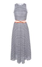 Flagpole James Striped Cotton-blend Midi Dress