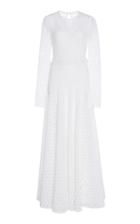 Maison Rabih Kayrouz Eyelet-detail Maxi Dress