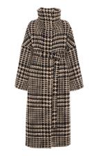 Moda Operandi Agnona Belted Wool Mockneck Coat