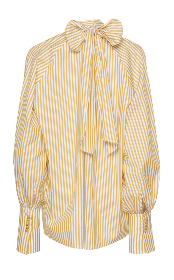 Dice Kayek Oversized Striped Shirt