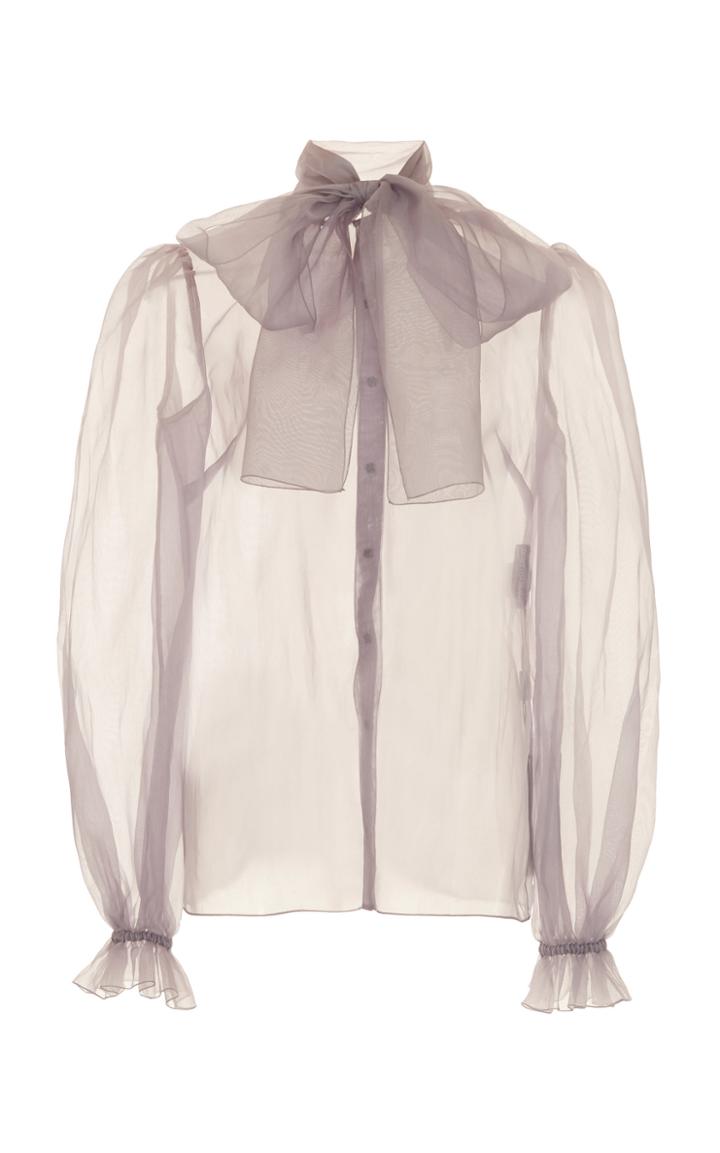 Dolce & Gabbana Sheer Organza Blouse