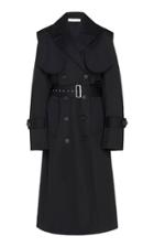 Victoria Beckham Double-breasted Cotton Trench Coat