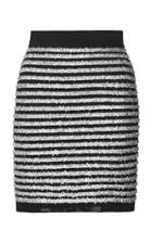 Balmain Short Striped Skirt