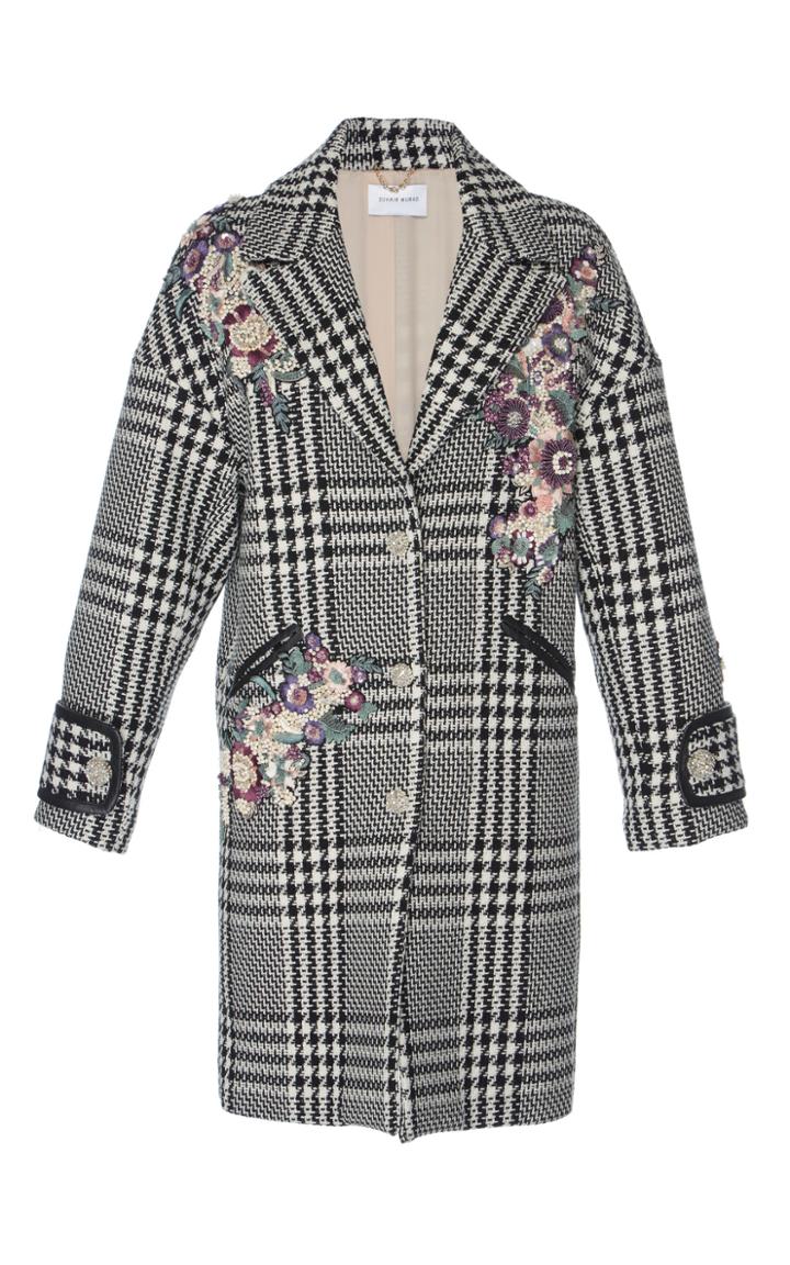 Zuhair Murad Tweed Embroidered Coat