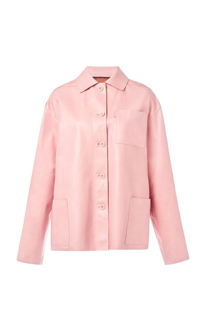 Moda Operandi Salvatore Ferragamo Leather Jacket Size: 40