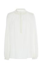 Gabriela Hearst Juan Wool-cashmere Blend Blouse