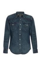Rrl Buffalo Western Cotton-chambray Shirt