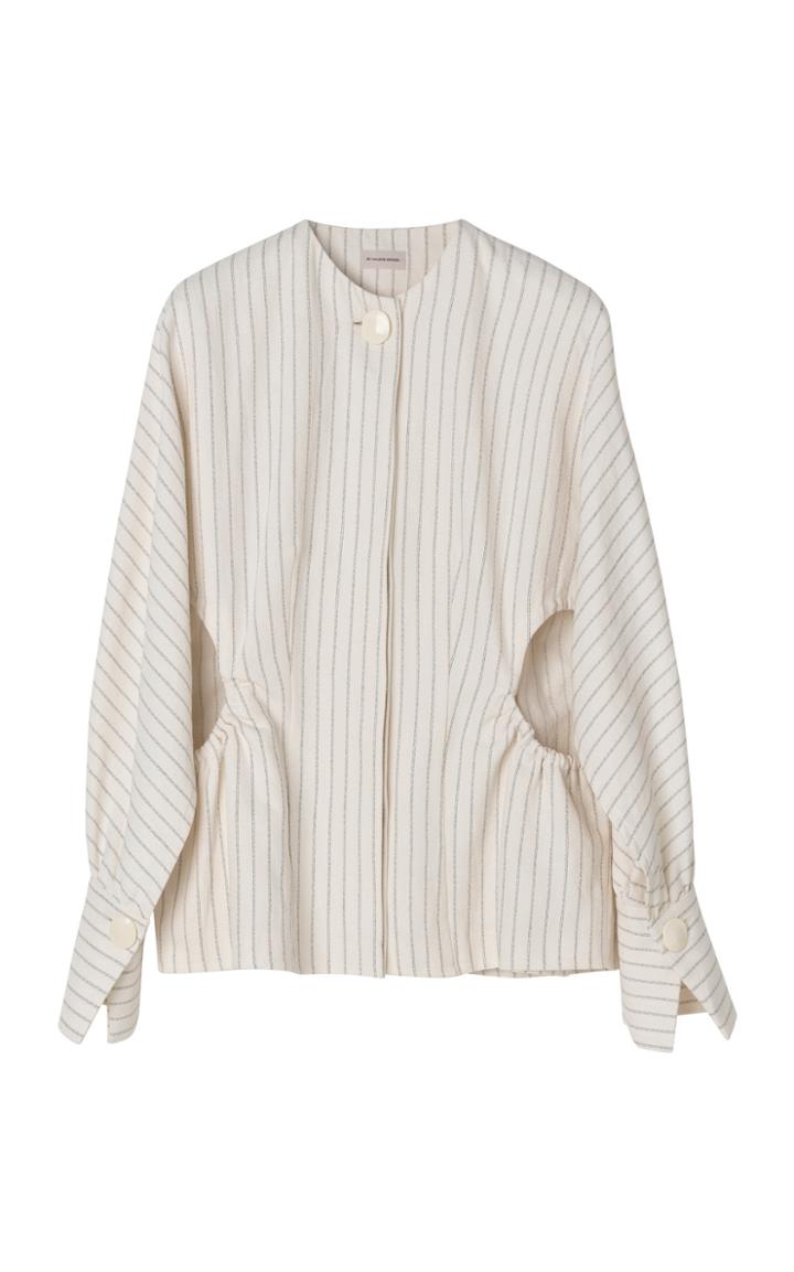 By Malene Birger Milton Ticking Linen Stripe Jacket