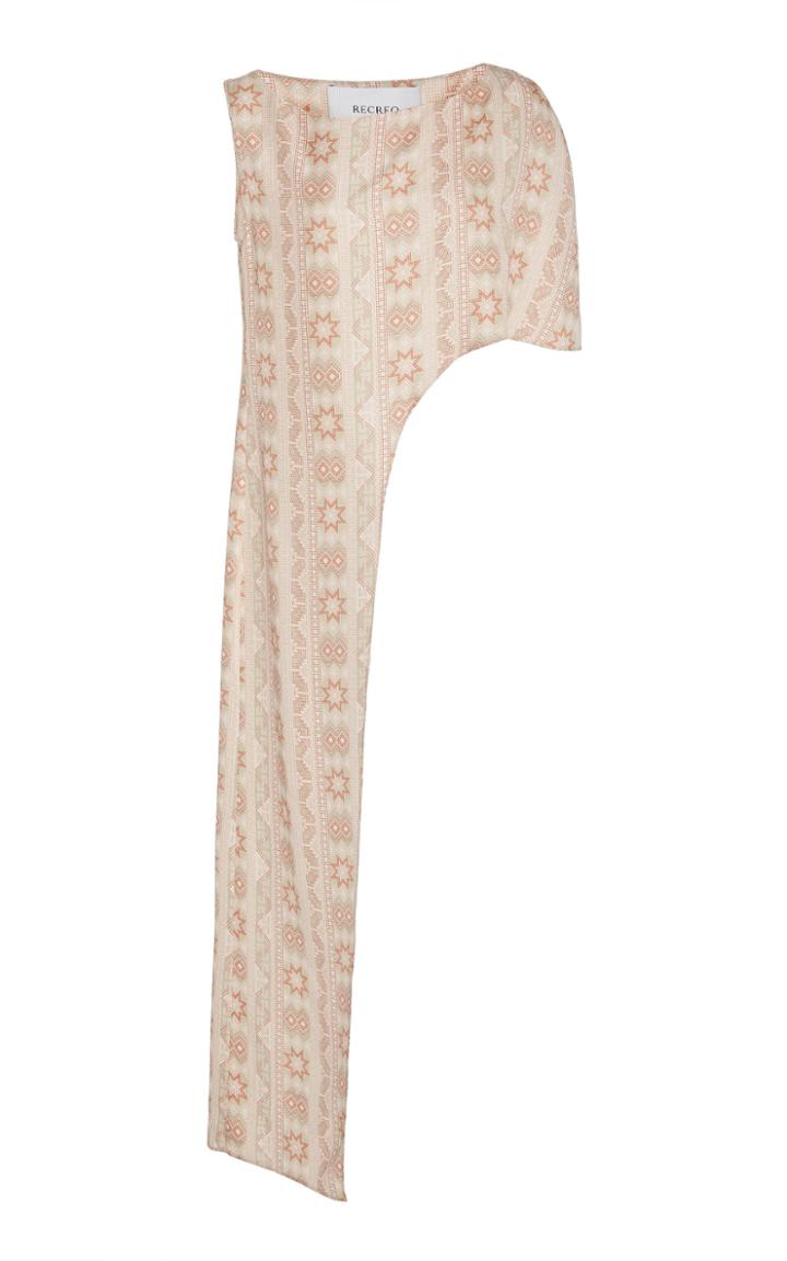 Recreo San Miguel Abby Silk Assymetrical Hemline Top