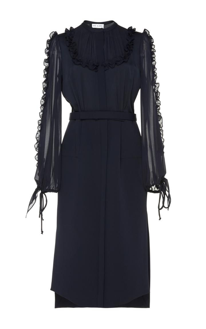 Dice Kayek Long Sleeve Knee Length Dress