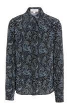 Moda Operandi Michael Kors Collection Paisley Crepe De Chine Top