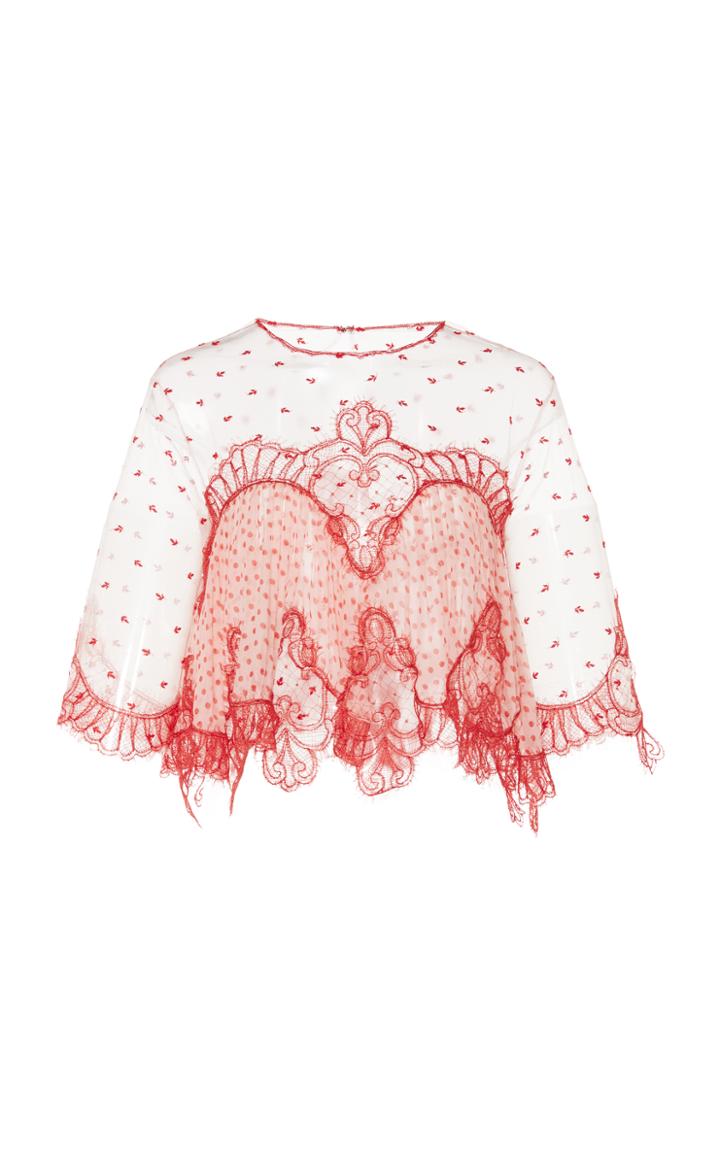 Costarellos Illusion Yoke Top