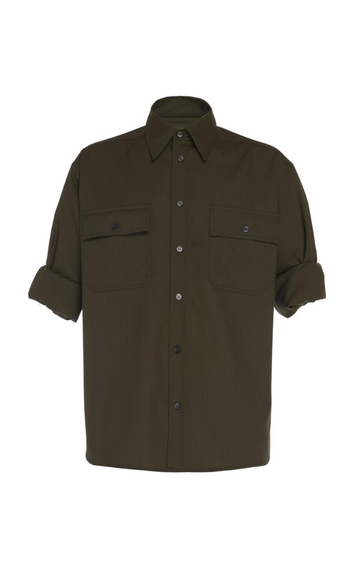 Marni Front Pocket Collared Shirt