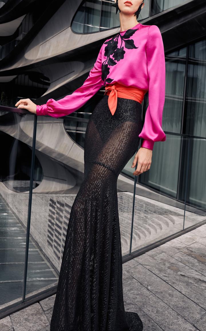 Moda Operandi Naeem Khan Sequin Mermaid Skirt