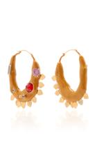 Moda Operandi Marni Ochre Embellished Earrings