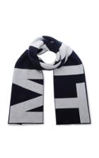 Isabel Marant Loli Logo Intarsia Wool-blend Scarf