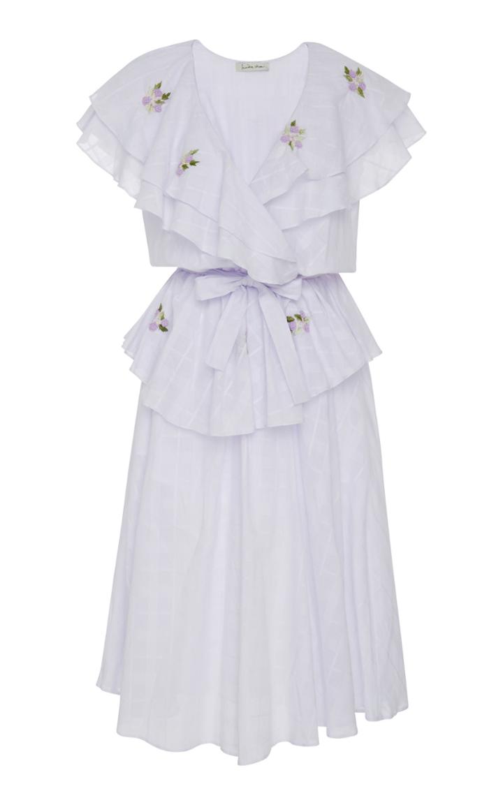 Innika Choo Sailor Cotton Wrap Dress