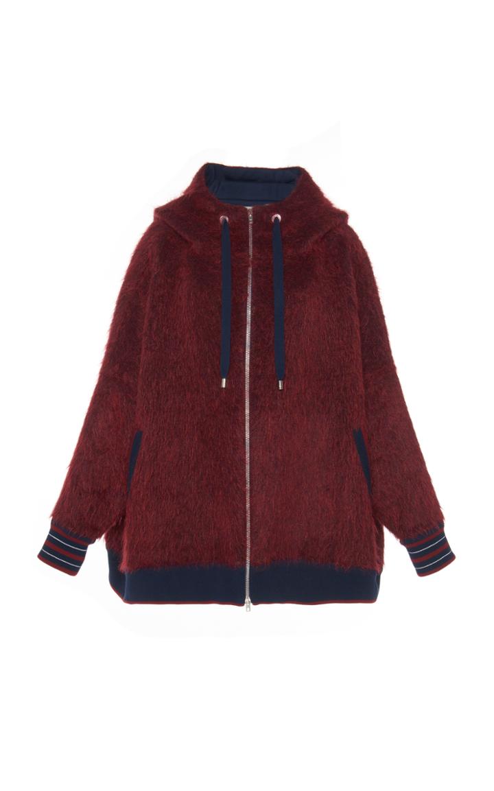 Mrz Hooded Mohair Jacket