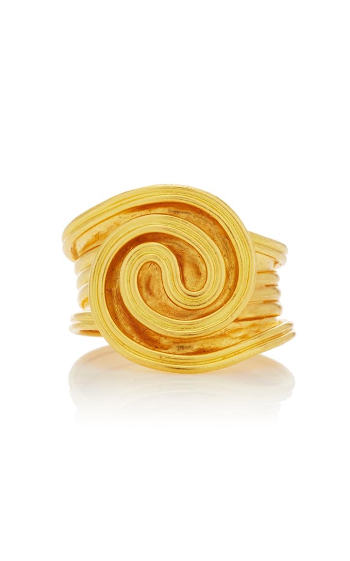 Moda Operandi Lalaounis 22k Yellow Gold Spiral Of Infinite Love Ring