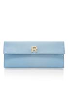 Rochas Rectangle Leather Clutch