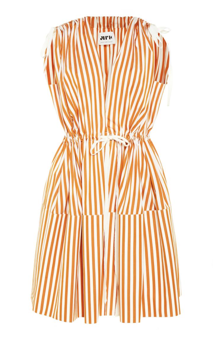 Moda Operandi Maison Rabih Kayrouz Striped Cotton-poplin Dress Size: 36