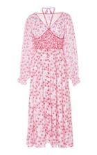 Gl Hrgel Floral Patchwork Midi Dress