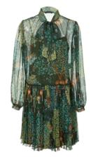 Alberta Ferretti Silk Mini Dress