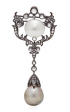 Lauren X Khoo 18k Gold Pearl And Diamond Brooch