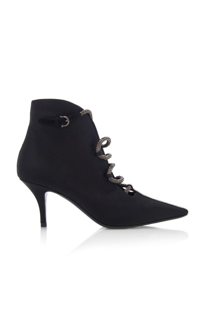 Salvatore Ferragamo Ciconia Embellished Ankle Boots
